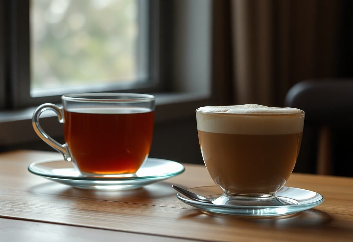 chamomile tea vs cappuccino which relaxes better