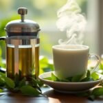 french press meets green tea magic vam