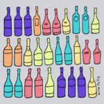 wine folly illustration bottles colors