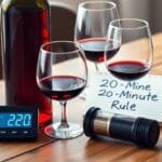Wine - 20 minute wine rule quick guide vnf