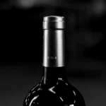 Aged wine bottle surrounded by dried herbs and wooden barrel, evoking a mature vintage's aroma and depth.