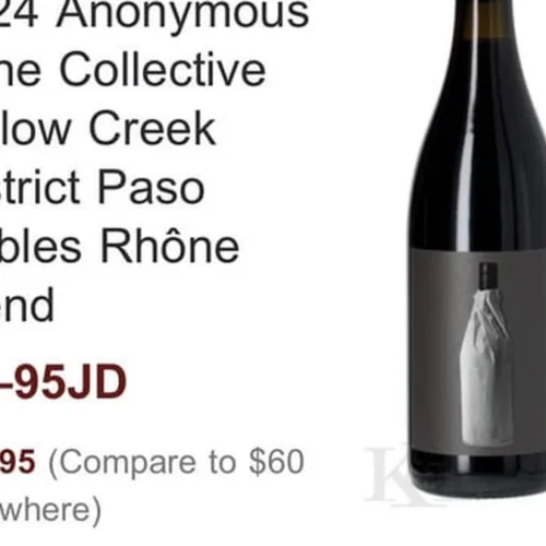 Anonymous Wine Collective Delivers Limestone-Driven GSM From Paso Robles
